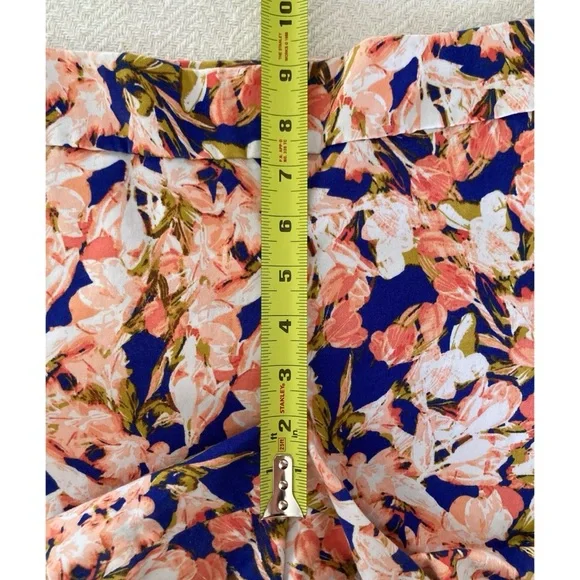 J. Crew Floral Mid-Rise Chino Shorts Size 12 5” Inseam - Picture 11 of 13